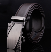 Load image into Gallery viewer, Mens Luxury BELT Automatic Buckle Genuine Leather - Brown - Many Styles &amp; Sizes
