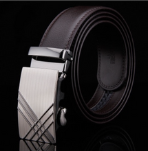 Load image into Gallery viewer, Mens Luxury BELT Automatic Buckle Genuine Leather - Brown - Many Styles &amp; Sizes
