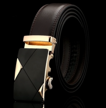 Load image into Gallery viewer, Mens Luxury BELT Automatic Buckle Genuine Leather - Brown - Many Styles &amp; Sizes
