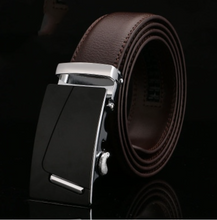 Load image into Gallery viewer, Mens Luxury BELT Automatic Buckle Genuine Leather - Brown - Many Styles &amp; Sizes
