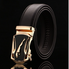 Load image into Gallery viewer, Mens Luxury BELT Automatic Buckle Genuine Leather - Brown - Many Styles &amp; Sizes
