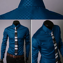 Load image into Gallery viewer, Men's Royal Apparel - Luxury Business Shirt Slim Long Sleeve - Many Colours &amp; Sizes
