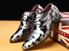 Load image into Gallery viewer, Mens Patent Leather Oxford Shoes Pointed Toe -  Many Sizes &amp; Colours
