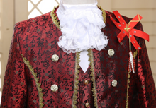 Load image into Gallery viewer, Mens Full Attire - Formal Lapel Collar Dress Costumes Prince Retro European Medieval
