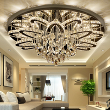 Load image into Gallery viewer, "Arna's Luxury  Collection" Chandelier K9 Crystal Led Ceiling Chandelier - 80cm x 105W
