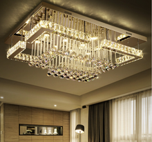 Load image into Gallery viewer, "Arna's Luxury  Collection" Chandelier K9 Crystal LED Ceiling Chandelier - L100cm x W80 + 80W
