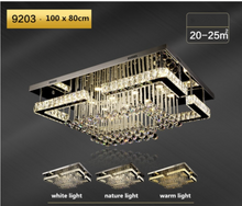 Load image into Gallery viewer, "Arna's Luxury  Collection" Chandelier K9 Crystal LED Ceiling Chandelier - L90cm x W70 + 68W

