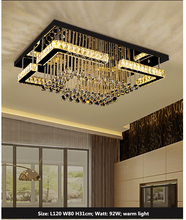 Load image into Gallery viewer, "Arna's Luxury  Collection" Chandelier K9 Crystal LED Ceiling Chandelier - L120cm x W80 + 92W
