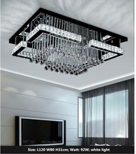 Load image into Gallery viewer, "Arna's Luxury  Collection" Chandelier K9 Crystal LED Ceiling Chandelier - L100cm x W80 + 80W
