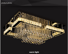 Load image into Gallery viewer, "Arna's Luxury  Collection" Chandelier K9 Crystal LED Ceiling Chandelier - L90cm x W70 + 68W
