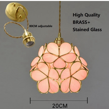 Load image into Gallery viewer, Arna Royal Collection - Pendant Lights Bedroom LED Full Brass Copper Nordic Lamp Hanging
