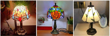 Load image into Gallery viewer, Arna Royal Collection -Tiffany Table lamp LED Mediterranean Vintage Stained Glass Light
