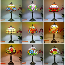 Load image into Gallery viewer, Arna Royal Collection -Tiffany Table lamp LED Mediterranean Vintage Stained Glass Light
