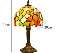 Load image into Gallery viewer, Arna Royal Collection -Tiffany Table lamp LED Mediterranean Vintage Stained Glass Light
