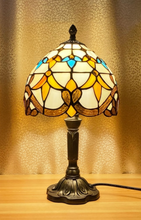 Load image into Gallery viewer, Arna Royal Collection -Tiffany Table lamp LED Mediterranean Vintage Stained Glass Light
