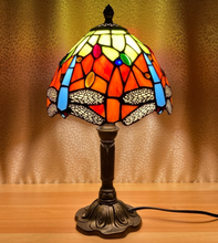 Load image into Gallery viewer, Arna Royal Collection -Tiffany Table lamp LED Mediterranean Vintage Stained Glass Light

