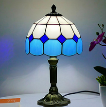 Load image into Gallery viewer, Arna Royal Collection -Tiffany Table lamp LED Mediterranean Vintage Stained Glass Light
