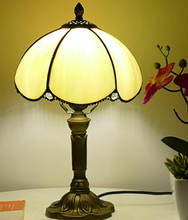 Load image into Gallery viewer, Arna Royal Collection -Tiffany Table lamp LED Mediterranean Vintage Stained Glass Light
