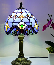 Load image into Gallery viewer, Arna Royal Collection -Tiffany Table lamp LED Mediterranean Vintage Stained Glass Light
