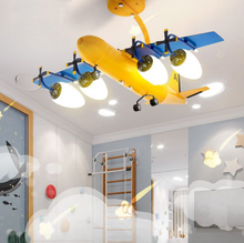 Load image into Gallery viewer, Arna Royal Collection - Children's Aeroplane E27 Lights LED Chandeliers x3 Designs

