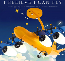 Load image into Gallery viewer, Arna Royal Collection - Children's Aeroplane E27 Lights LED Chandeliers x3 Designs
