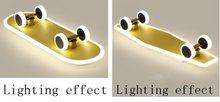Load image into Gallery viewer, Arna Royal Collection - Children's Skateboard Hanging Lights LED Chandeliers
