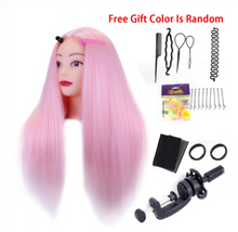 Load image into Gallery viewer, Girls Professional 85% Real Human Hair Mannequin Hair Training &amp; Makeup - (Perfect Gift) )
