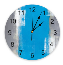Load image into Gallery viewer, Deluxe "Arna Royal Clock Collection" Oil Painting Abstract Geometric Wall Clock - Many Colours
