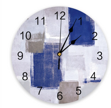 Load image into Gallery viewer, Deluxe "Arna Royal Clock Collection" Oil Painting Abstract Geometric Wall Clock - Many Colours
