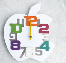 Load image into Gallery viewer, Luxury "Arna Royal Clock Collection" Children's Apple Clock - Many Colours
