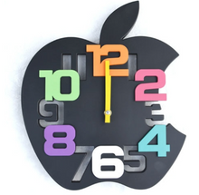 Load image into Gallery viewer, Luxury "Arna Royal Clock Collection" Children's Apple Clock - Many Colours
