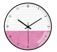 Load image into Gallery viewer, Luxury "Arna Royal Clock Collection" Glass Wall Clock - Many Colours
