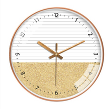 Load image into Gallery viewer, Luxury "Arna Royal Clock Collection" Glass Wall Clock - Many Colours
