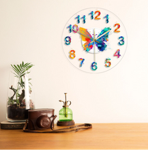 Load image into Gallery viewer, Deluxe "Arna Royal Clock Collection" Watercolour Painted Wall Clock
