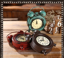 Load image into Gallery viewer, Deluxe "Arna Royal Clock Collection"  Retro Iron Clock - Many Colours
