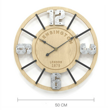 Load image into Gallery viewer, Deluxe "Arna Royal Clock Collection" Wooden Classic Vintage Wall Clock
