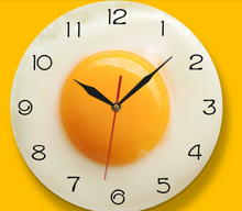 Load image into Gallery viewer, Deluxe "Arna Royal Clock Collection"  Fried Egg Kitchen Wall Clock
