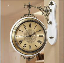 Load image into Gallery viewer, Deluxe "Arna Royal Clock Collection"  American Style Double Sided Wall Clock
