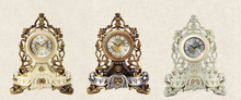 Load image into Gallery viewer, Deluxe "Arna Royal Clock Collection"  Antique Royal Table Clock - Many Styles
