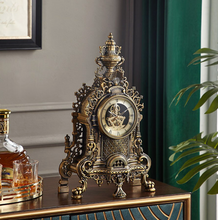 Load image into Gallery viewer, Deluxe "Arna Royal Clock Collection"  Luxury European Retro Clock - Many Colours
