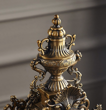 Load image into Gallery viewer, Deluxe "Arna Royal Clock Collection"  Luxury European Retro Clock - Many Colours
