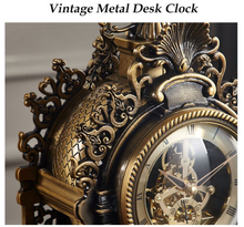 Load image into Gallery viewer, Deluxe "Arna Royal Clock Collection"  Luxury European Retro Clock - Many Colours
