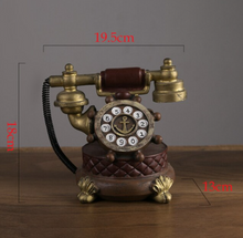Load image into Gallery viewer, Deluxe "Arna Royal Clock Collection"  Luxury European Retro Telephone Clock - Many Colours
