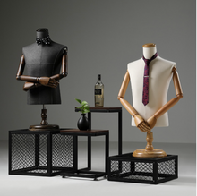 Load image into Gallery viewer, "Arna Royal Gown Collection" Luxury Male Platform Mannequin Cosmetology Window Display Model
