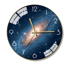Load image into Gallery viewer, Deluxe "Arna Royal Clock Collection"  Marble Glass Wall Clock - Many Colours
