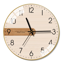 Load image into Gallery viewer, Deluxe "Arna Royal Clock Collection"  Marble Glass Wall Clock - Many Colours
