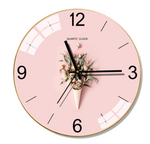Load image into Gallery viewer, Deluxe "Arna Royal Clock Collection"  Marble Glass Wall Clock - Many Colours
