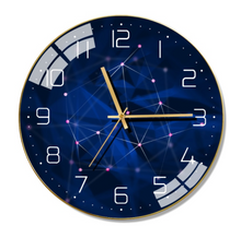 Load image into Gallery viewer, Deluxe "Arna Royal Clock Collection"  Marble Glass Wall Clock - Many Colours
