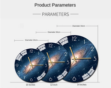 Load image into Gallery viewer, Deluxe "Arna Royal Clock Collection"  Marble Glass Wall Clock - Many Colours
