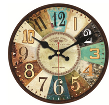 Load image into Gallery viewer, Deluxe "Arna Royal Clock Collection"  Rustic Retro Wall Clock
